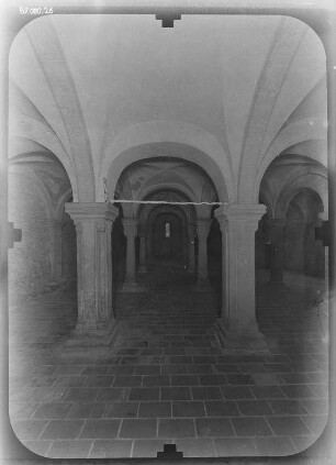 Ermsleben. Konradsburg. Ehem. Klosterkirche. Krypta