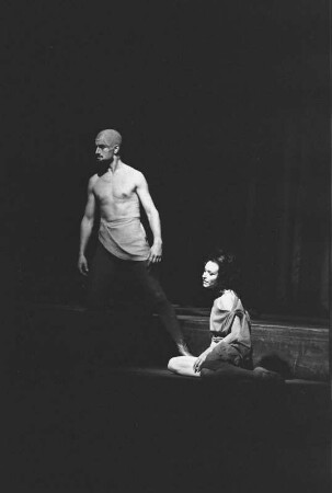 Szenenbilder aus "Sklaven" (Spartakus-Ballett), Ballett von Wolfgang Hohensee nach dem Libretto von Henn Haas. Staatsoper Berlin, Erstaufführung am 28.09.1964