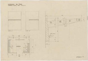 Grund, Peter; Bad Vilbel; Ernst Reuter Schule - Garderobe Block E EG (Grundriss; Ansicht; Detail)