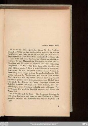 [Anfang August 1958 - 31. August]