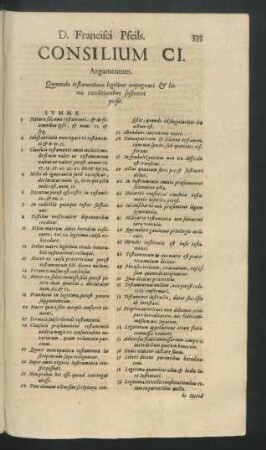 Consilium CI. - Consilium CIII.
