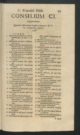 Consilium CI. - Consilium CIII.