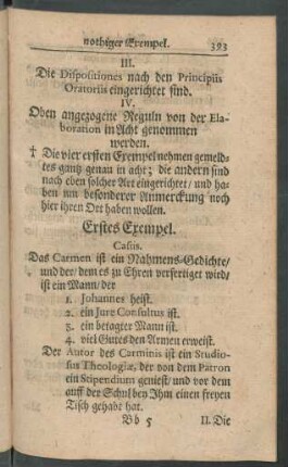 Erstes Exempel