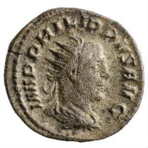 Münze, Antoninian, 247 - 249 n. Chr.