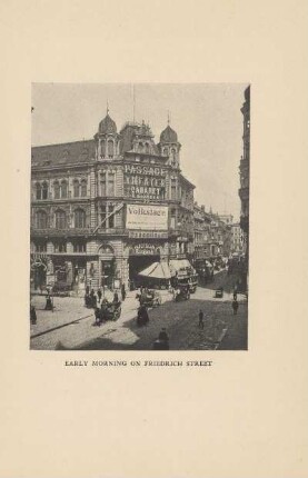 Early morning on Friedrich Street