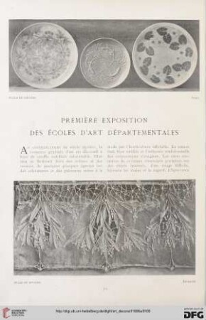 Première exposition des Écoles d'art départementales