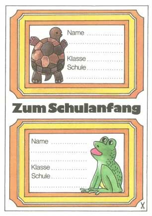 Bildpostkarten "Zum Schulanfang 2"