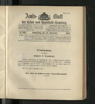 No. 249, 11. November 1915