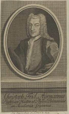 Bildnis des Christoph Frid. Ayrmann
