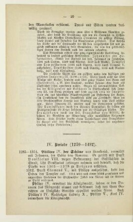 IV. Periode (1270 - 492)
