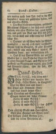 Danck-Lieder