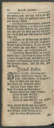 Danck-Lieder