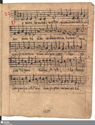 22. Hassler, Hans Leo: Domine Dominus noster