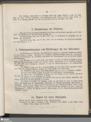 10. Beginn des neuen Schuljahrs