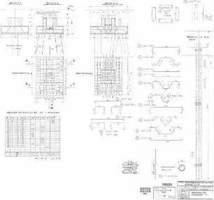 Ulm Hbf: Empfangsgebäude Bst-Überdachung Bst.1 STA,Dach,Bewehr,Fundament 6