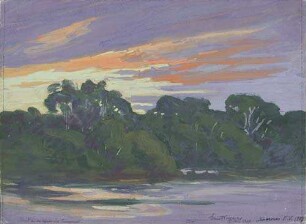 Abend an den Ufern des Amazonas