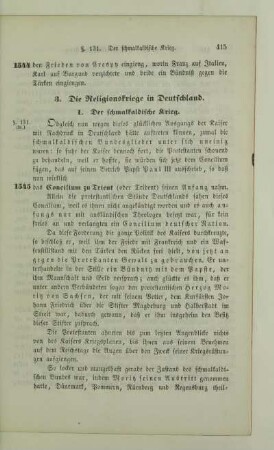 3. Die Religionskriege in Deutschland