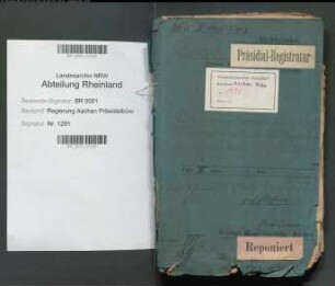 Korrespondenzen über die Wiederaufnahme der Staatsleistungen an katholische Geistliche. Bd. 1
