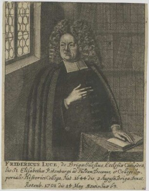 Bildnis des Fridericus Luce