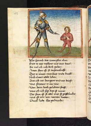 Baldung schenkt Dietrich einen Zauberstein