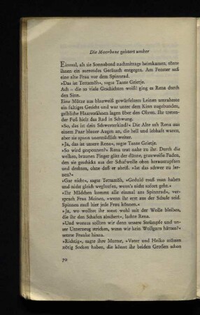 Die Moorhexe geistert umher