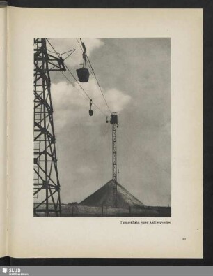 Turmseilbahn eines Kalibergwerkes