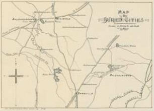 Map of the buried cities