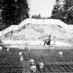 Hallenbad Bad Oldesloe: Konrad-Adenauer-Ring: Bauarbeiten am Fundament