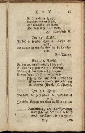 Das 251. Räthsel. - Das 288. Räthsel.