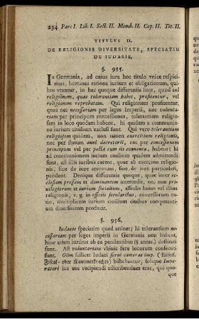 Titulus II. De Religionis Diversitate, Speciatim De Iudaeis.