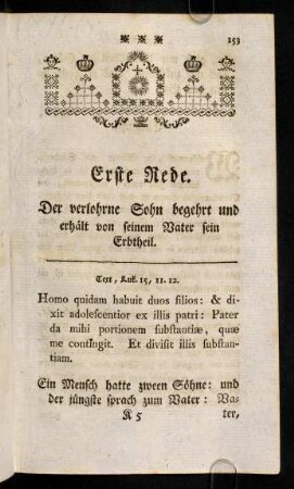 153-158, Text; Eingang