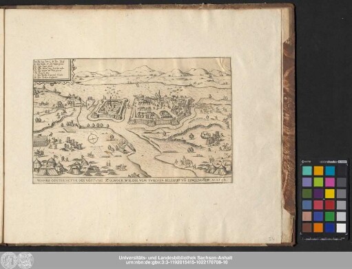 Wahre Conterfactvr Der Vöstvng Zolnock, Wie Die Vom Tvrcken Belegert Vn[d] Eingenom[m]en. Ao. 1552