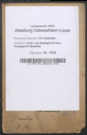 Sonstige: Kisker, Carl Friedrich; Sonstige: Kisker, Bertha Serafine, geb. Windhorst: