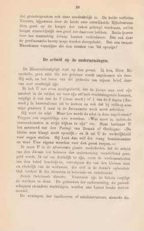 De arbeid op de ondernemingen