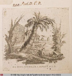 Exlibris des L. D. Post