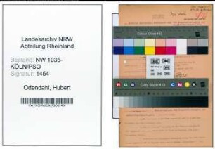 Entnazifizierung Hubert Odendahl , geb. 00.00.0000 (Buchhalter)
