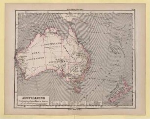 Australien's Festland und benachbarte Inseln