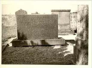Nonnenweier, Schwanau, OG; Jüdischer Friedhof, Grab des Hermann Moch (1869-1932)
