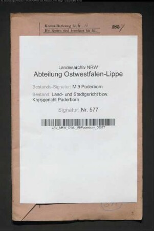 Erblasser: Zöppritz, Wilhelm; Erblasser: Zöppritz, Adelheide: Erbvertrag