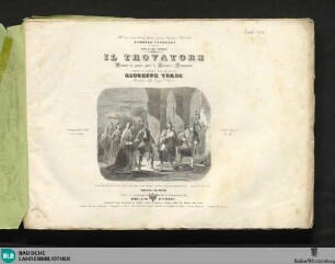 Il Trovatore : dramma in quattro parti di Salvadore Cammarano