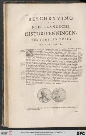 Beschryving der Nederlandsche Historipenningen, des eersten Deels tweede Boek