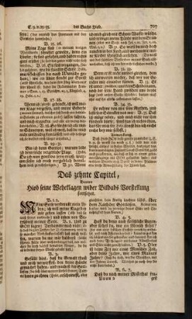 707-716, Das zehnte - dreyzehnte Capitel