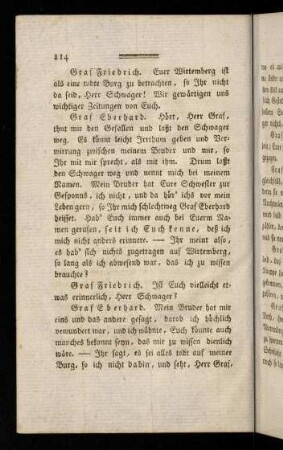 114-124, Graf Friedrich. Euer Wirtemberg ist als eine ...
