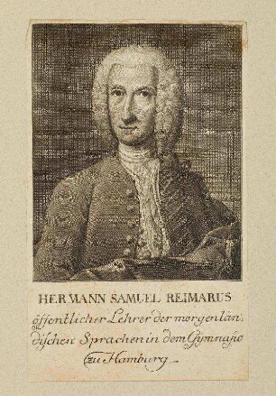 Bildnis von Hermann Samuel Reimarus (1694-1768)