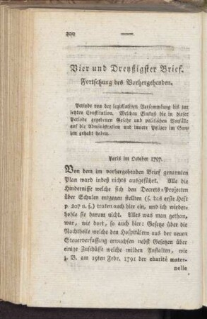 Vier und Dreysigster Brief. Fortsetzung des Vorhergehenden