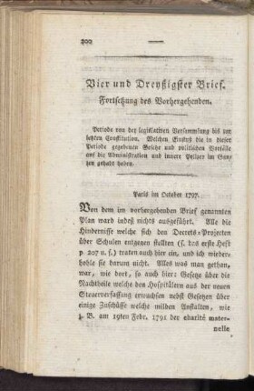 Vier und Dreysigster Brief. Fortsetzung des Vorhergehenden