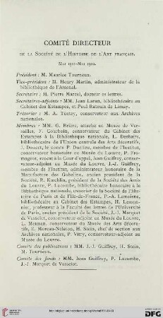 Comité Directeur