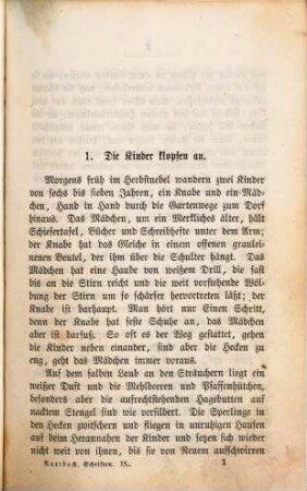 Berthold Auerbach's gesammelte Schriften. 9, Barfüßele