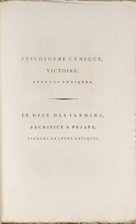 Philosophe Cynique, Victoire, Statues Antiques.