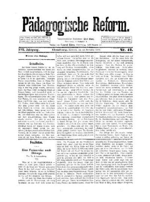 Feuilleton : Eine Ferienreise nach Chicago ; VII